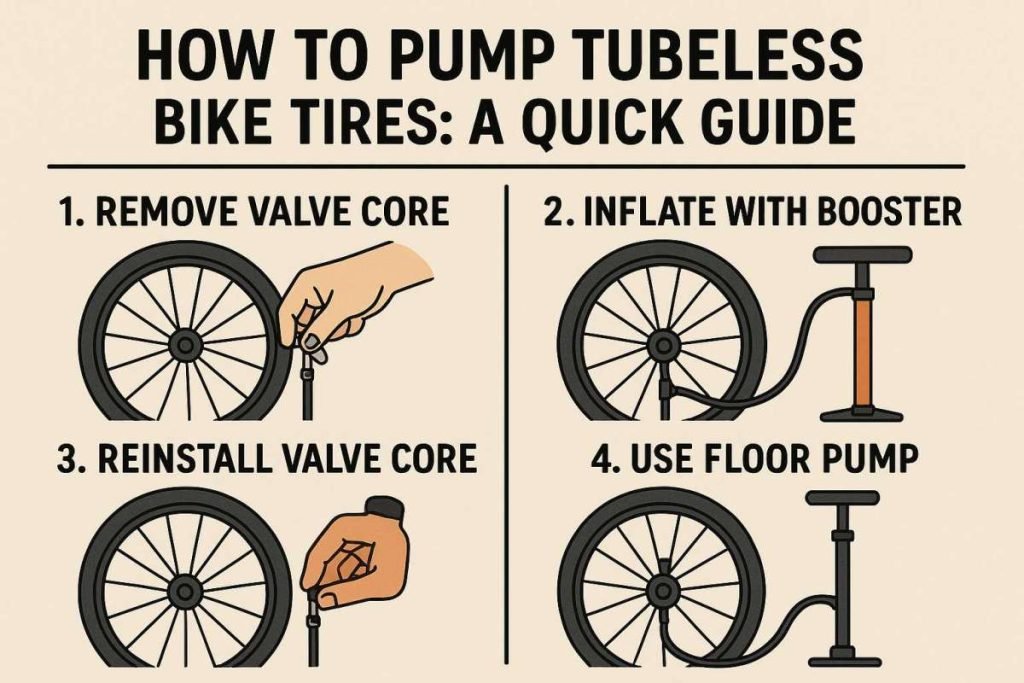 How to Pump Tubeless Bike Tires