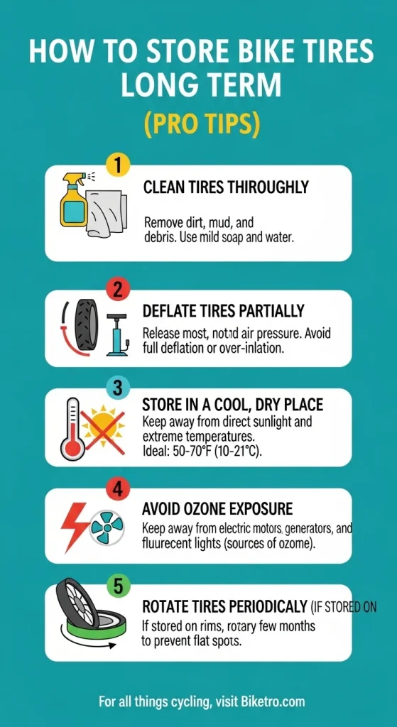 How to Store Bike Tires Long Term (Pro Tips)
