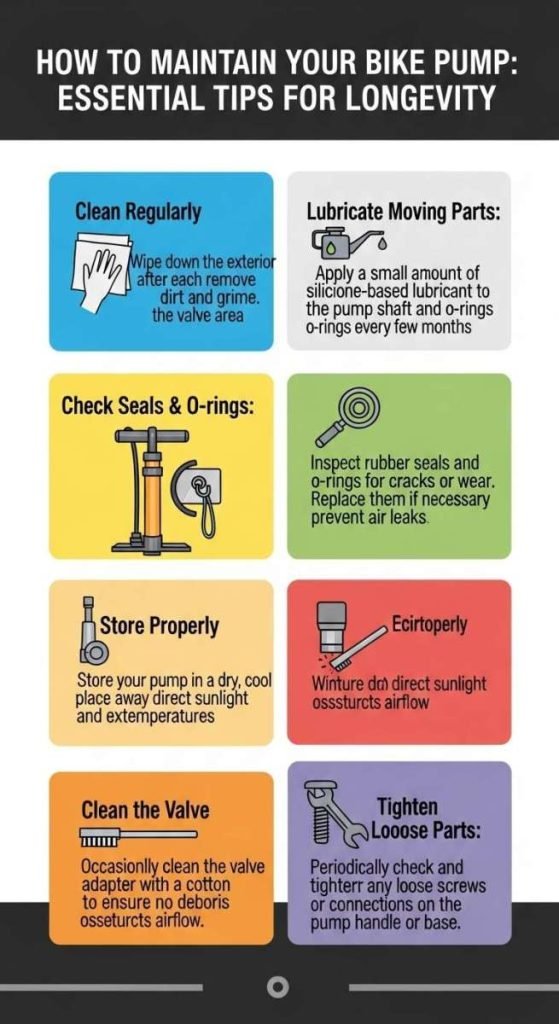 How to Maintain Bike Pump
