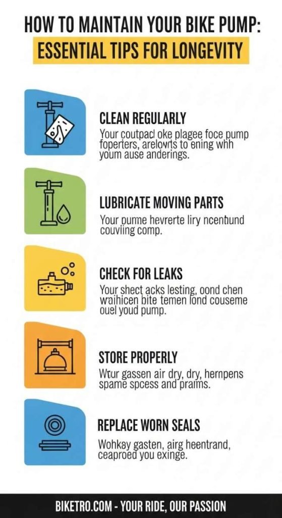 How to Maintain Bike Pump
