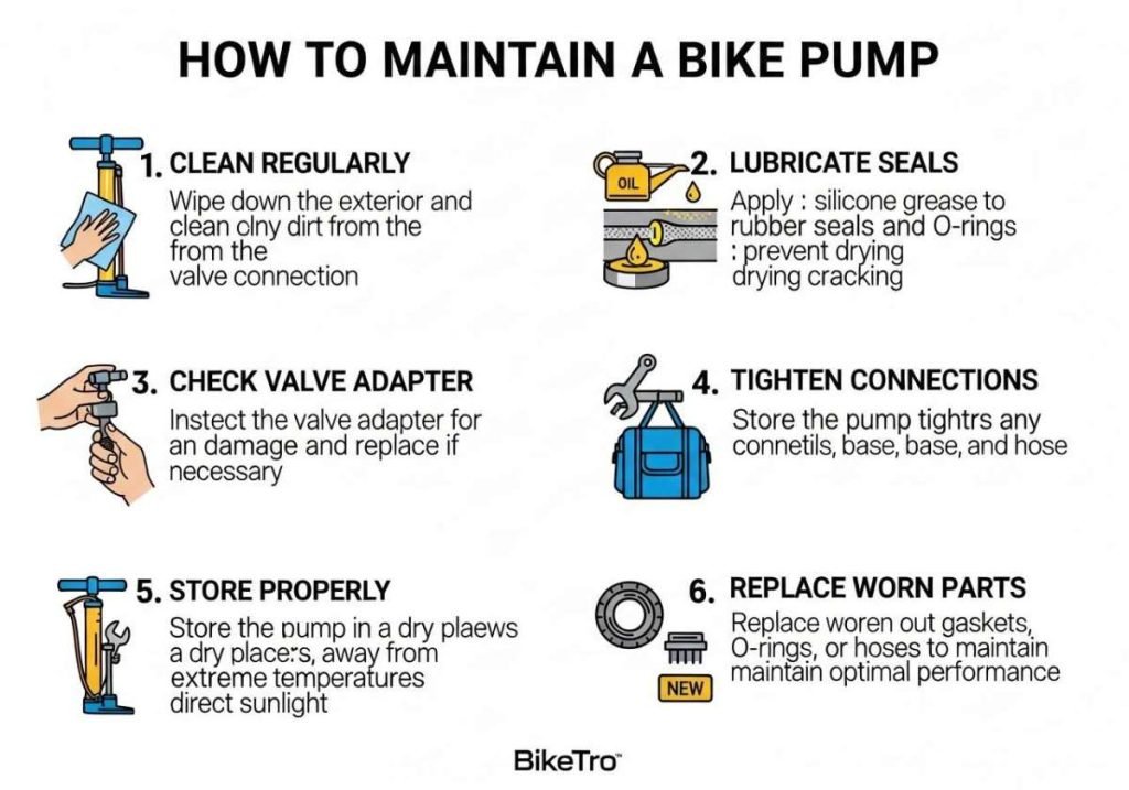 How to Maintain Bike Pump
