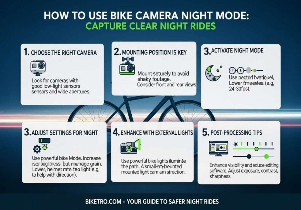 How to Use Bike Camera Night Mode: Capture Clear Night Rides