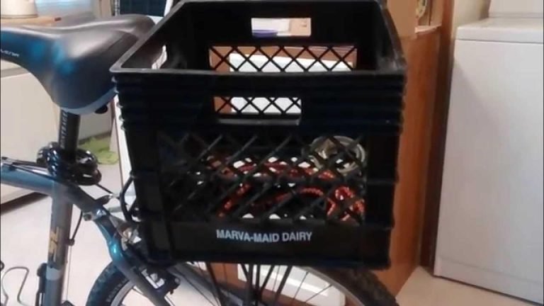 Crate For Bike Rack How To Attach Crate To Bike Rack: Step-by-Step Guide - BikeTro