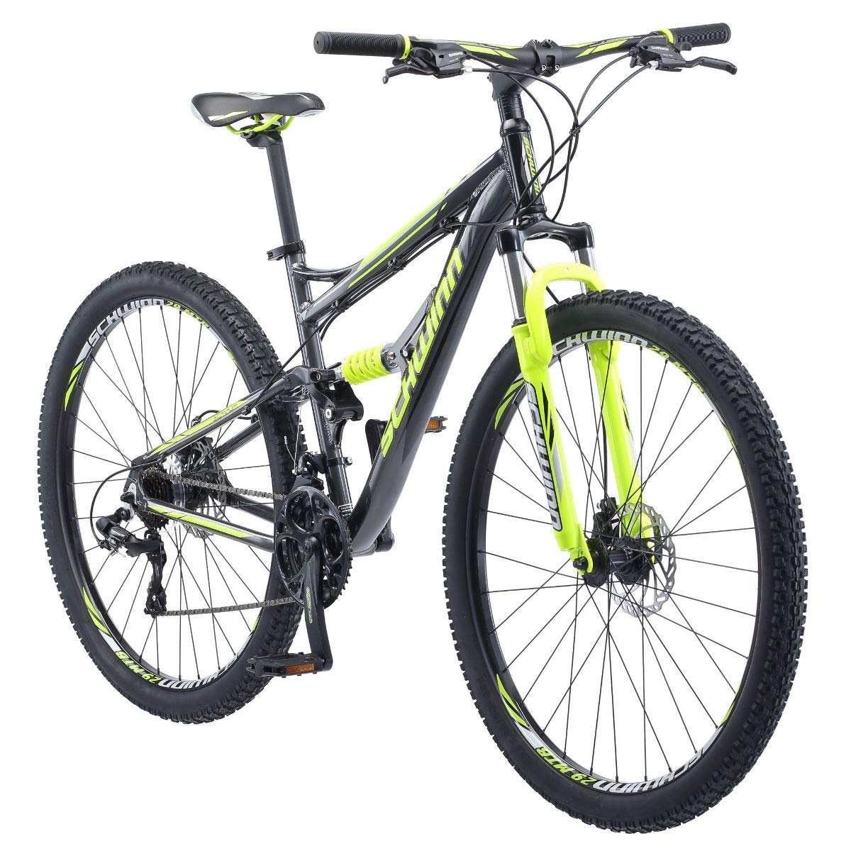 Schwinn Traxion Mountain Bike for Adult Men Women, 29-Inch Wheels, Full Suspensi