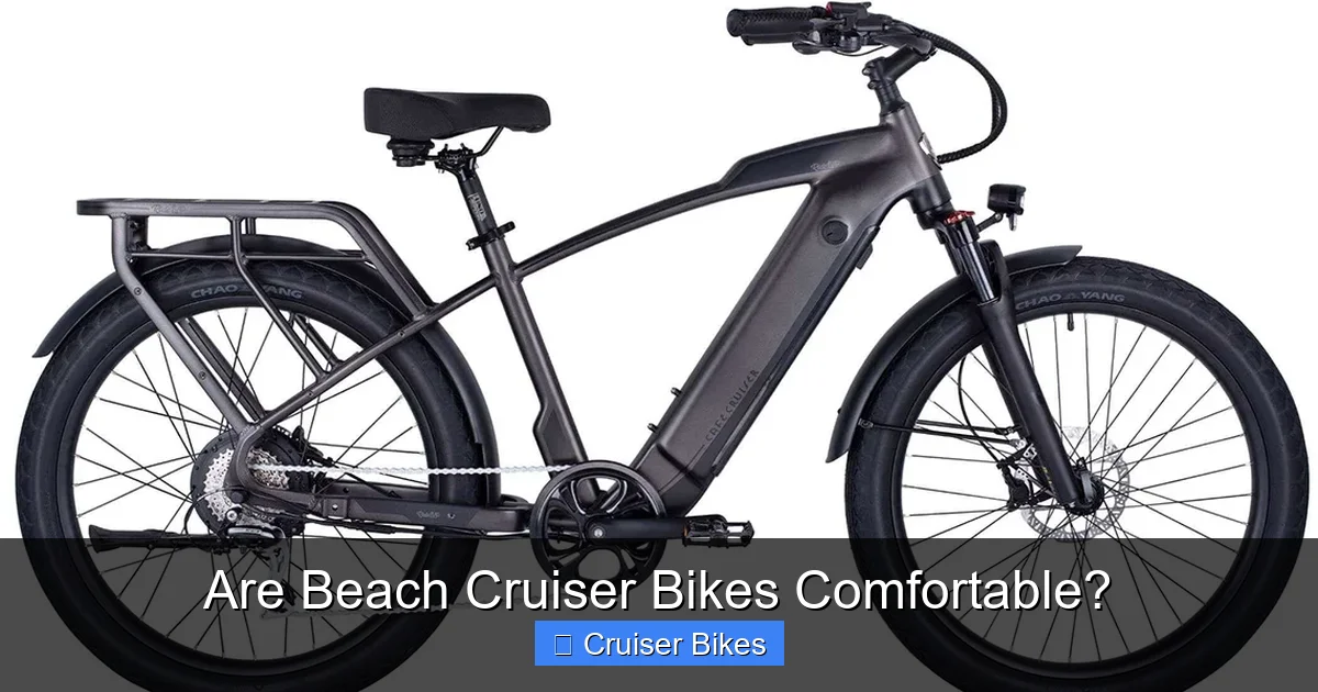Are Beach Cruiser Bikes Comfortable?
