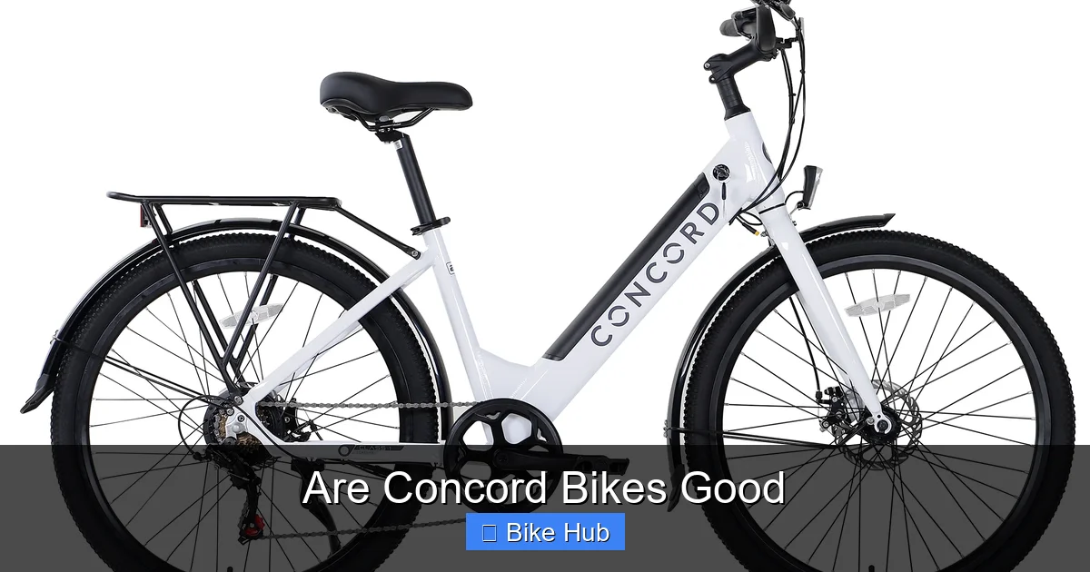 Are Concord Bikes Good