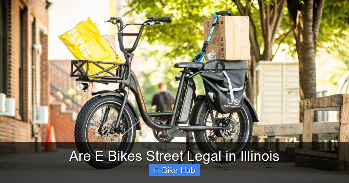Are E Bikes Street Legal in Illinois