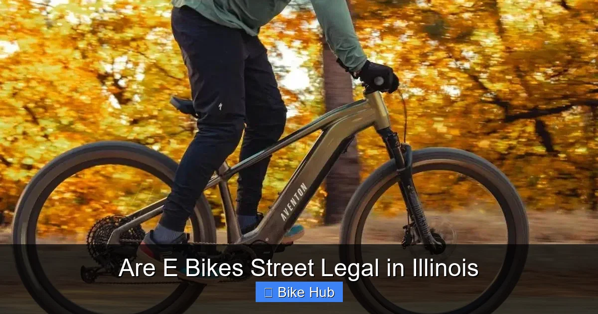 Are E Bikes Street Legal in Illinois