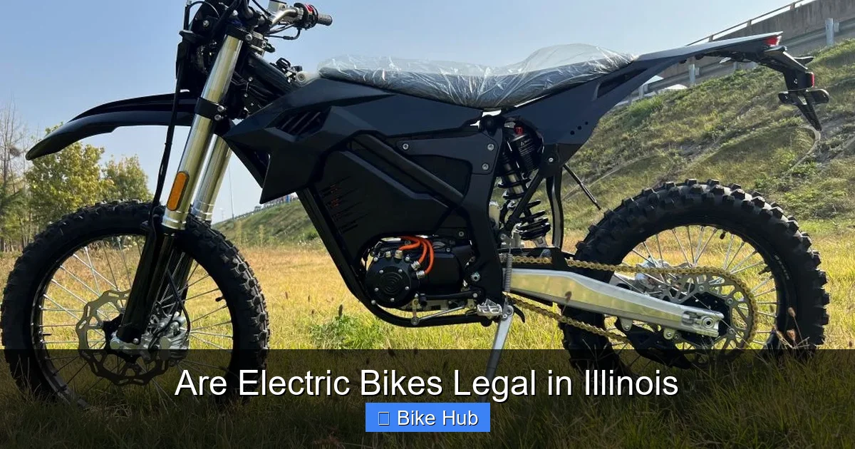 Are Electric Bikes Legal in Illinois