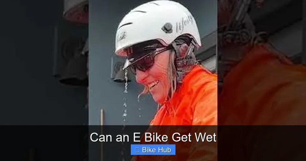 Can an E Bike Get Wet