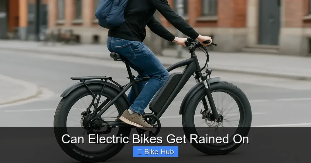Can Electric Bikes Get Rained On