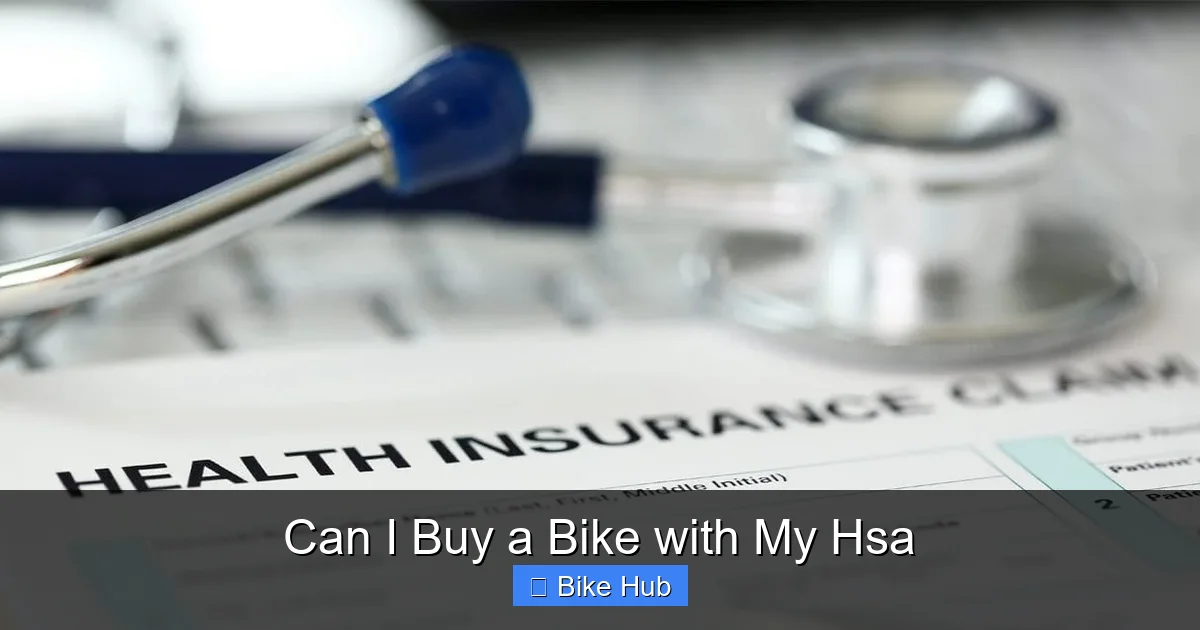 Can I Buy a Bike with My Hsa