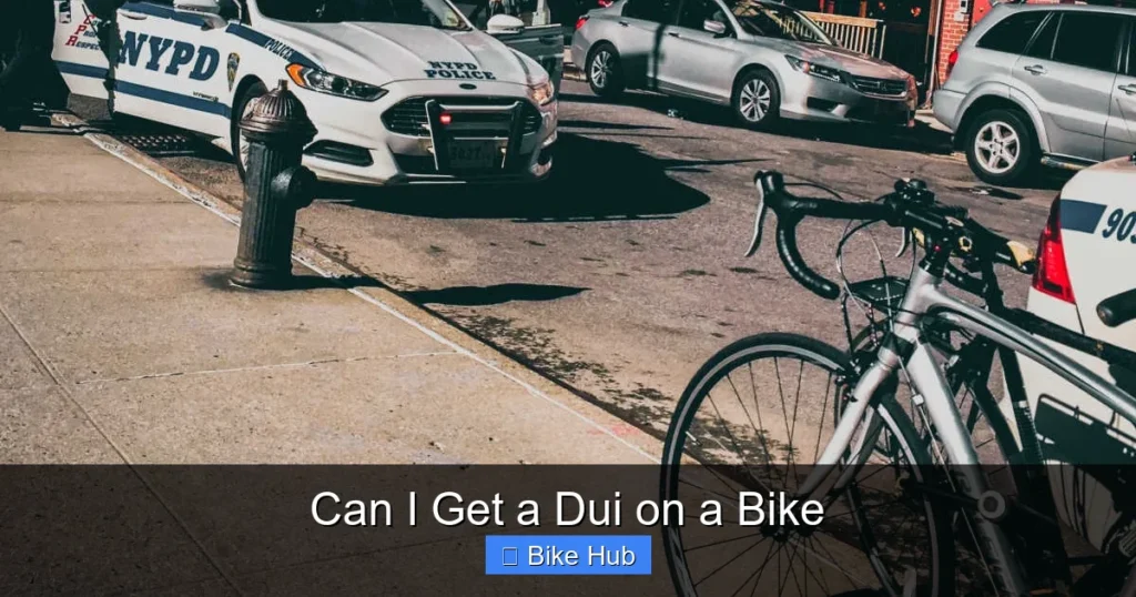Can I Get a Dui on a Bike