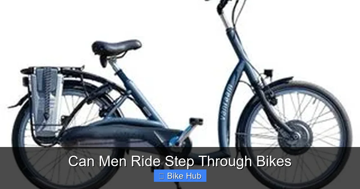 Can Men Ride Step Through Bikes