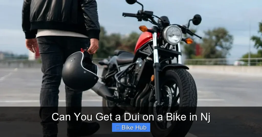 Can You Get a Dui on a Bike in Nj