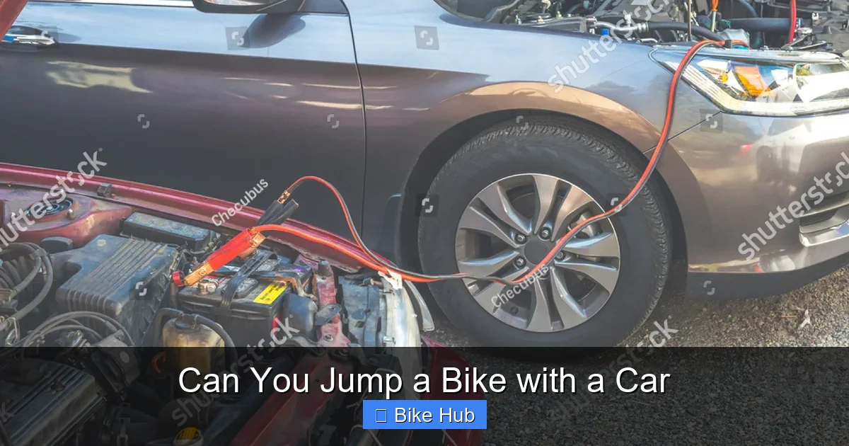 Can You Jump a Bike with a Car