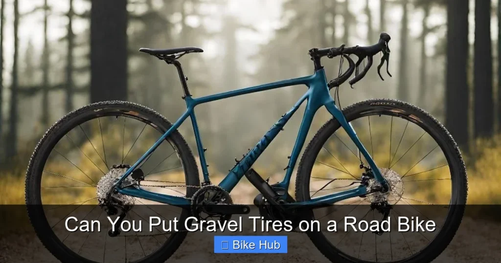 Can You Put Gravel Tires on a Road Bike