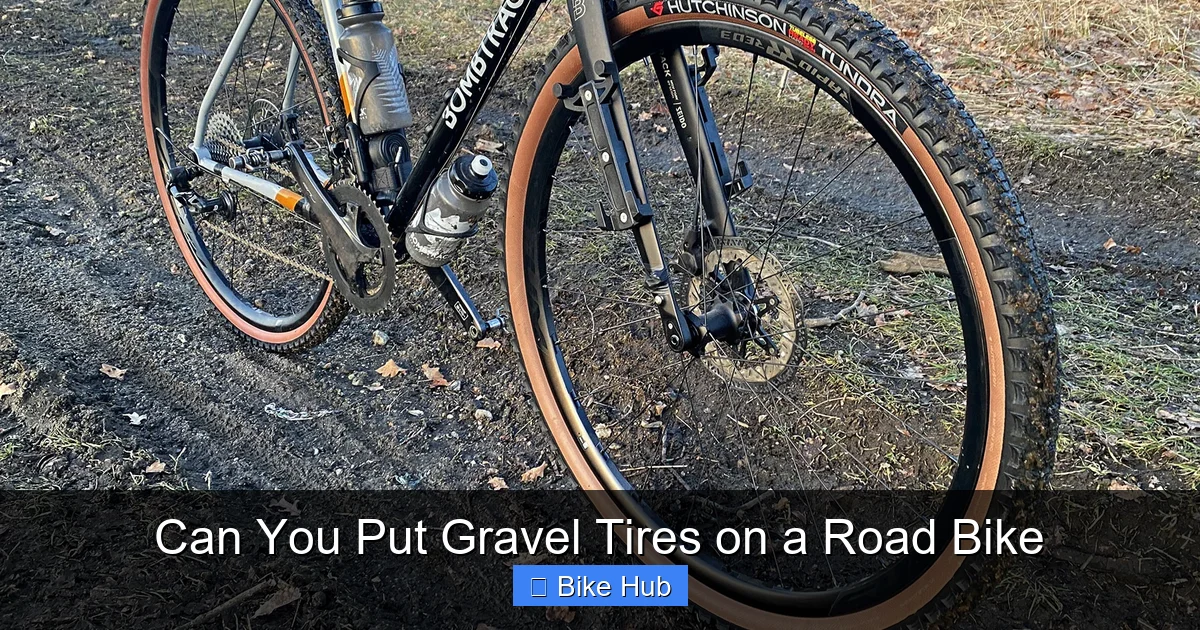 Can You Put Gravel Tires on a Road Bike