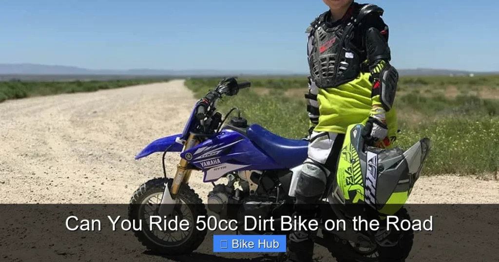 Can You Ride 50cc Dirt Bike on the Road
