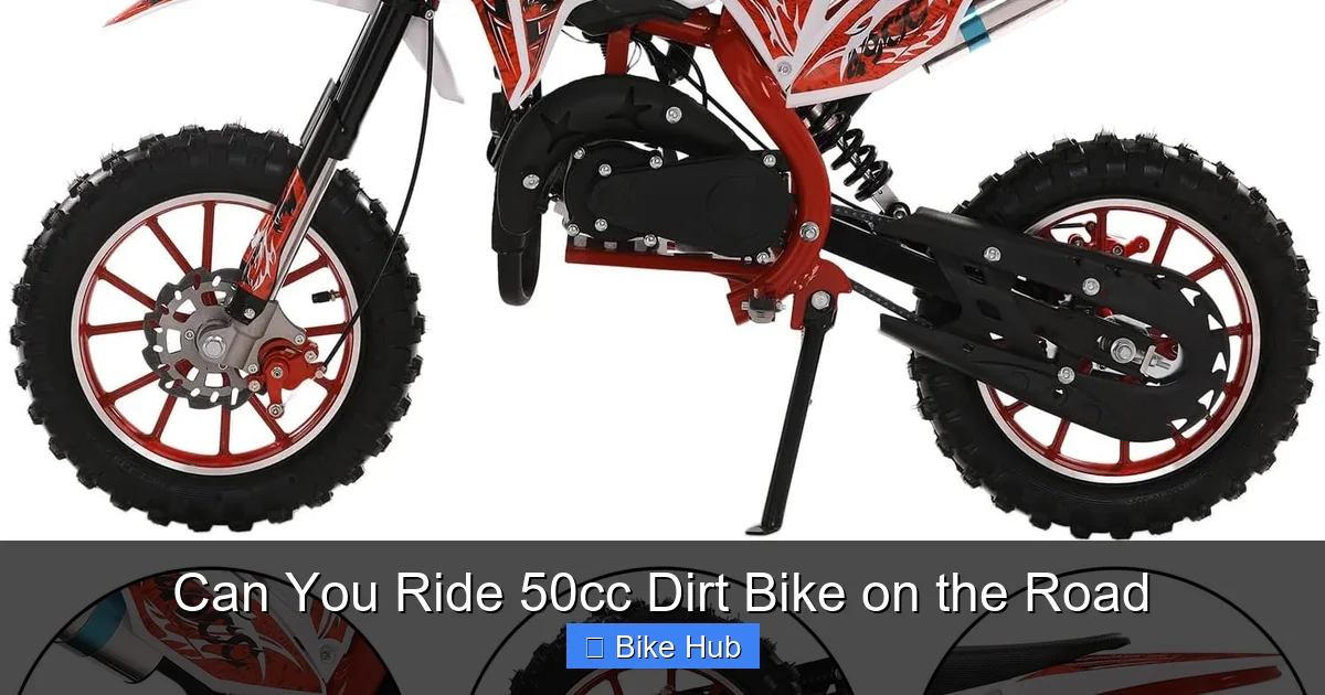 Can You Ride 50cc Dirt Bike on the Road