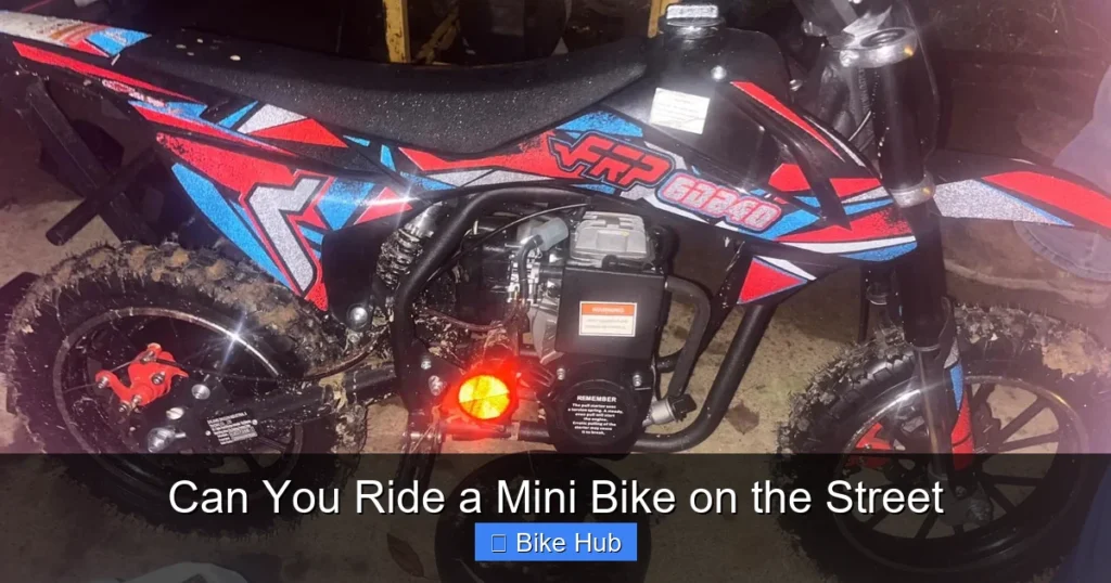 Can You Ride a Mini Bike on the Street