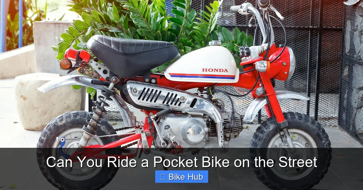 Can You Ride a Pocket Bike on the Street
