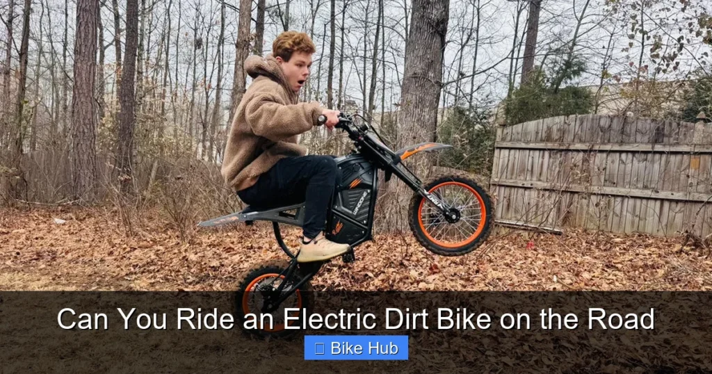 Can You Ride an Electric Dirt Bike on the Road