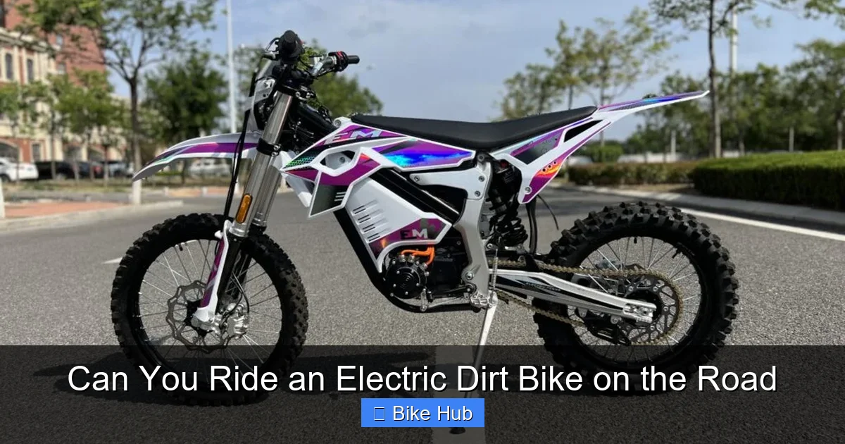 Can You Ride an Electric Dirt Bike on the Road