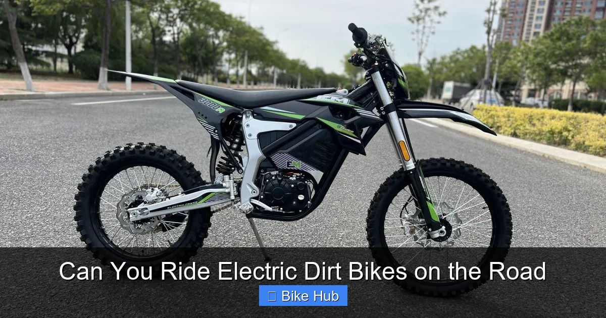 Can You Ride Electric Dirt Bikes on the Road