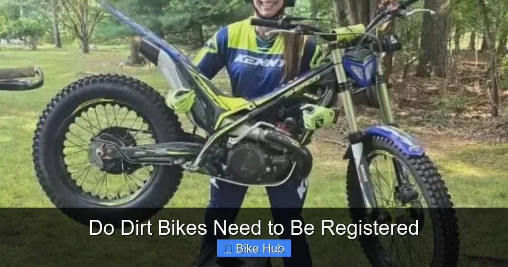 Do Dirt Bikes Need to Be Registered