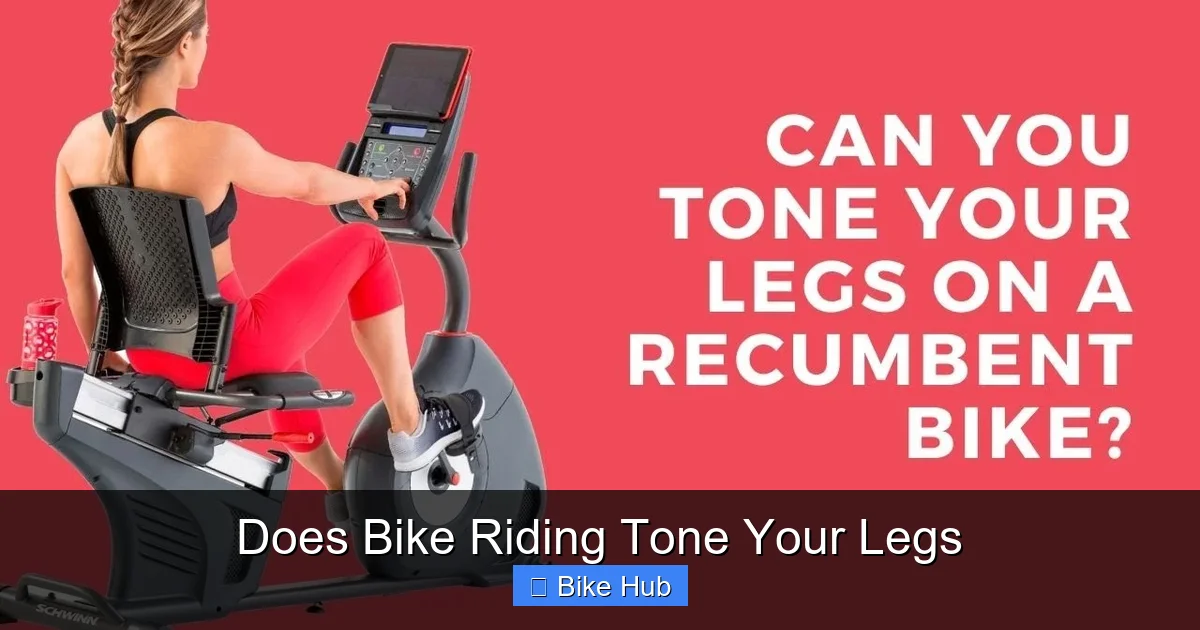 Does Bike Riding Tone Your Legs