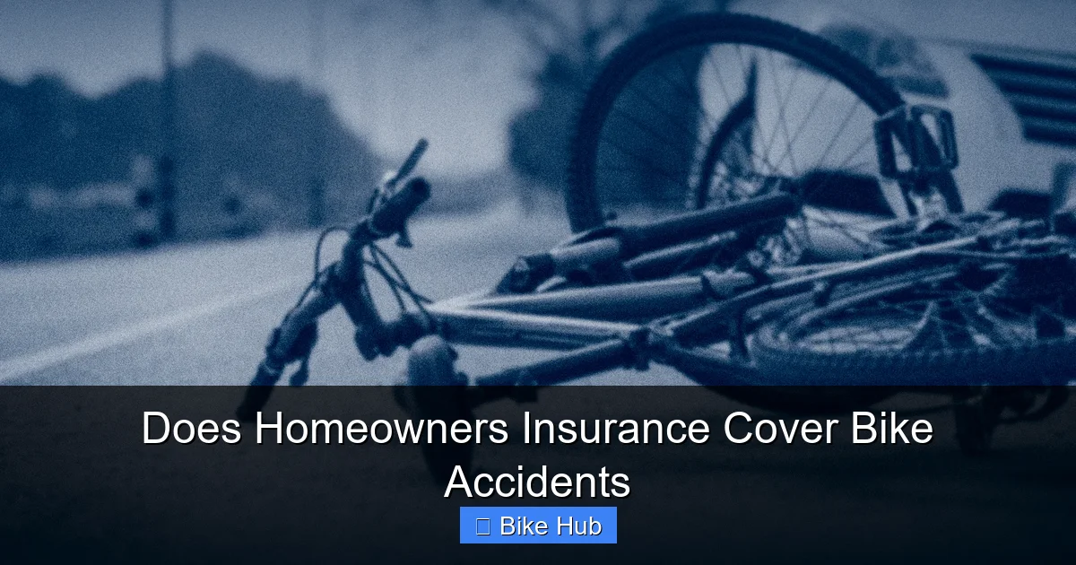 Does Homeowners Insurance Cover Bike Accidents