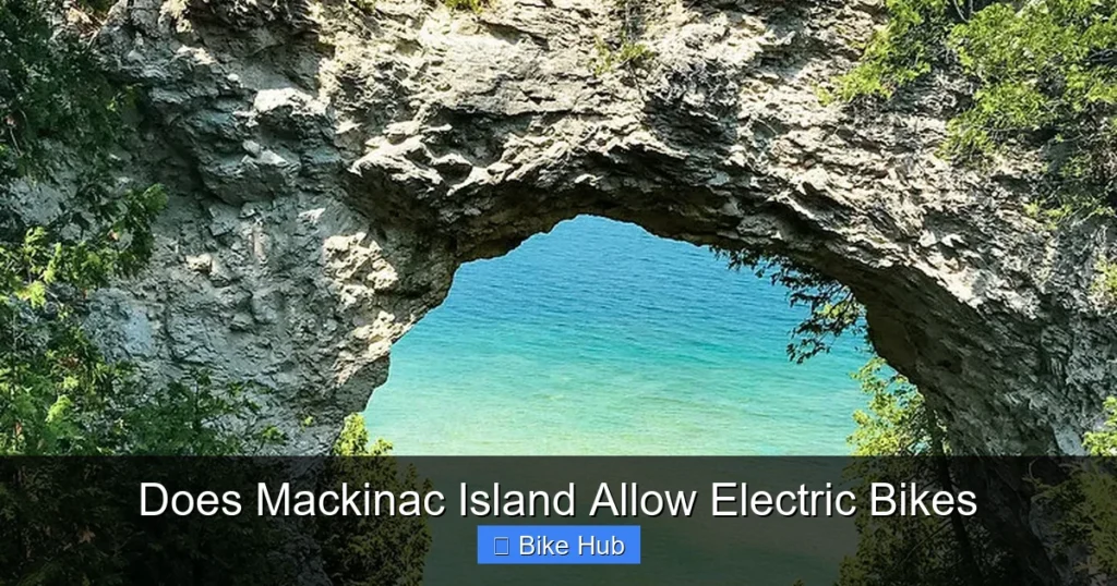 Does Mackinac Island Allow Electric Bikes