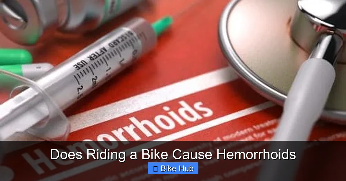Does Riding a Bike Cause Hemorrhoids