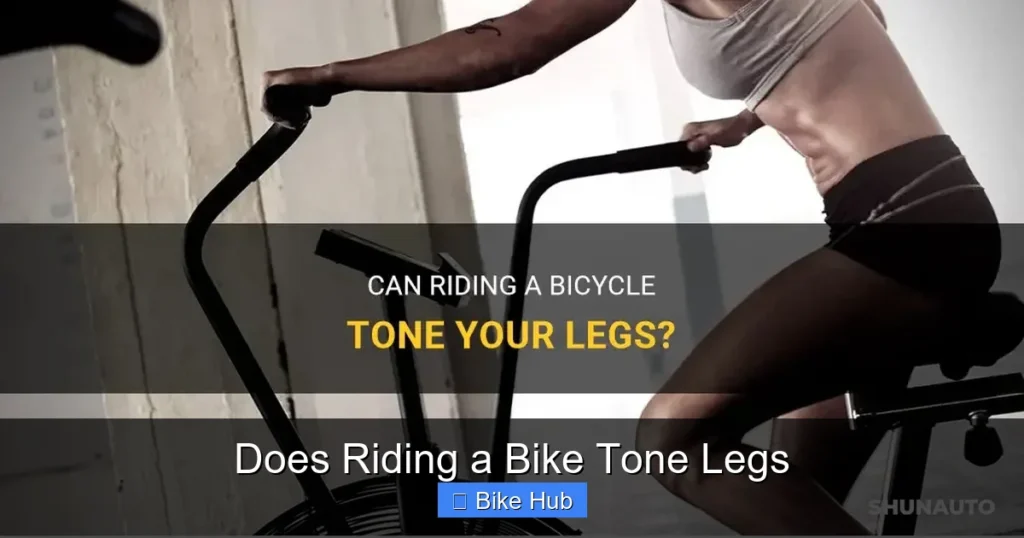 Does Riding a Bike Tone Legs