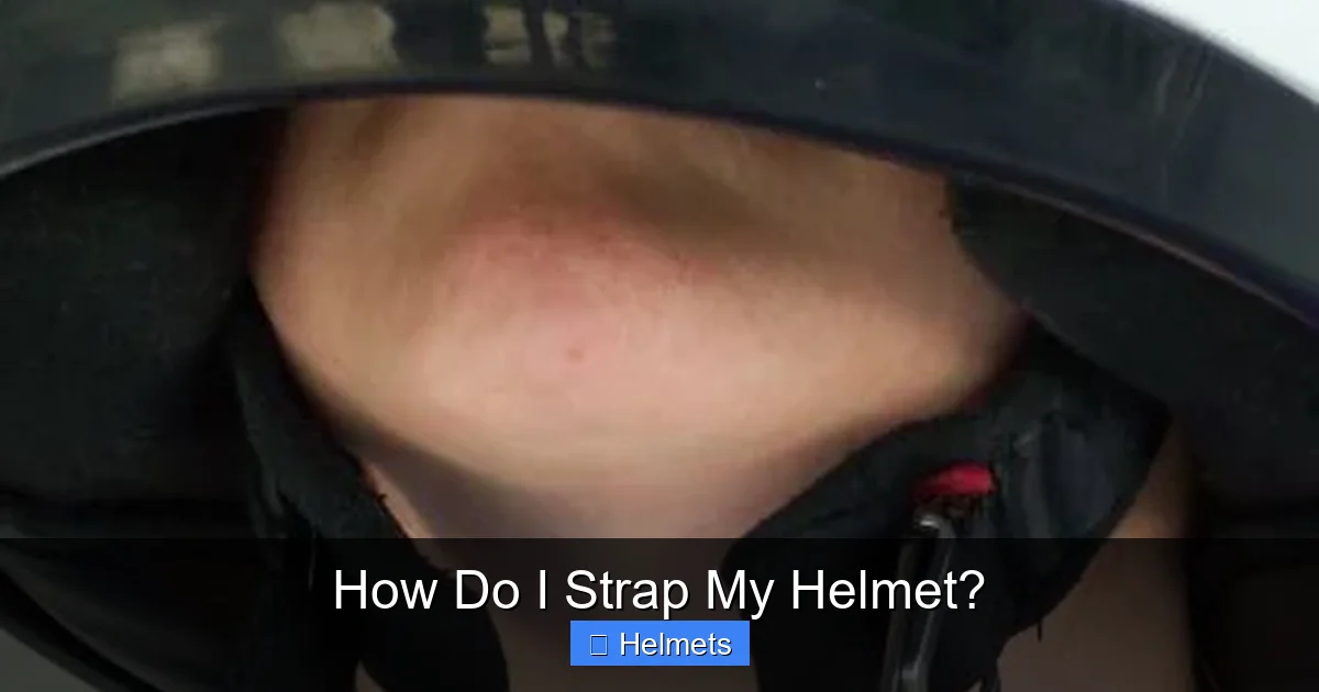 How Do I Strap My Helmet?