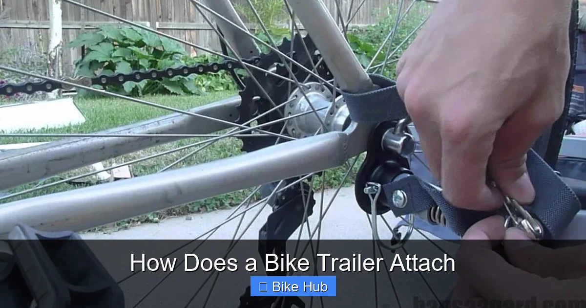 How Does a Bike Trailer Attach