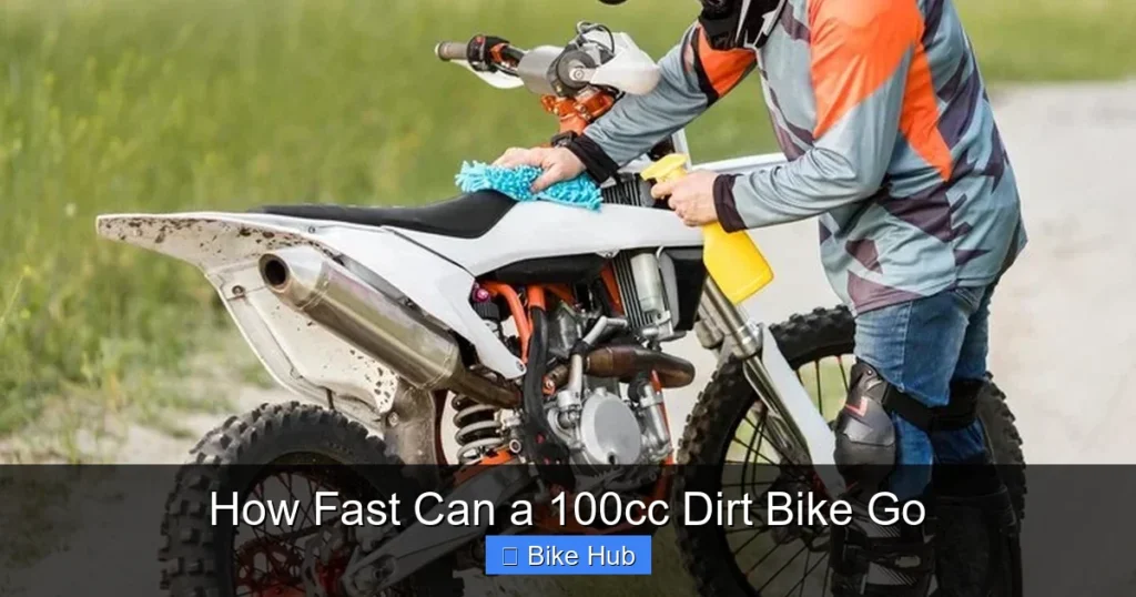 How Fast Can a 100cc Dirt Bike Go