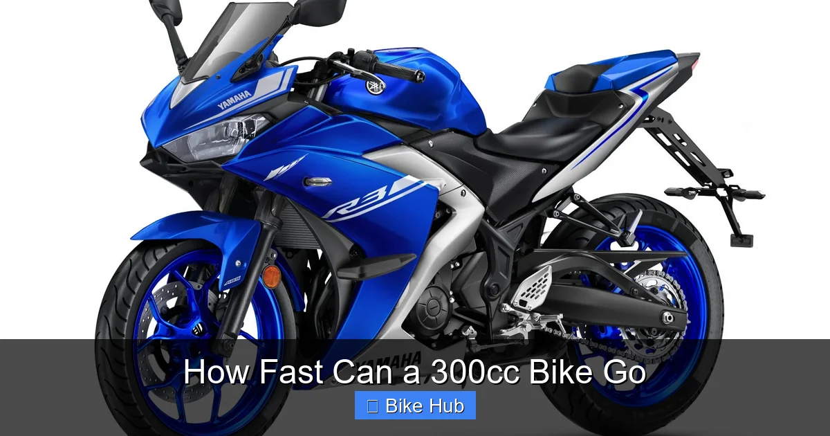 How Fast Can a 300cc Bike Go