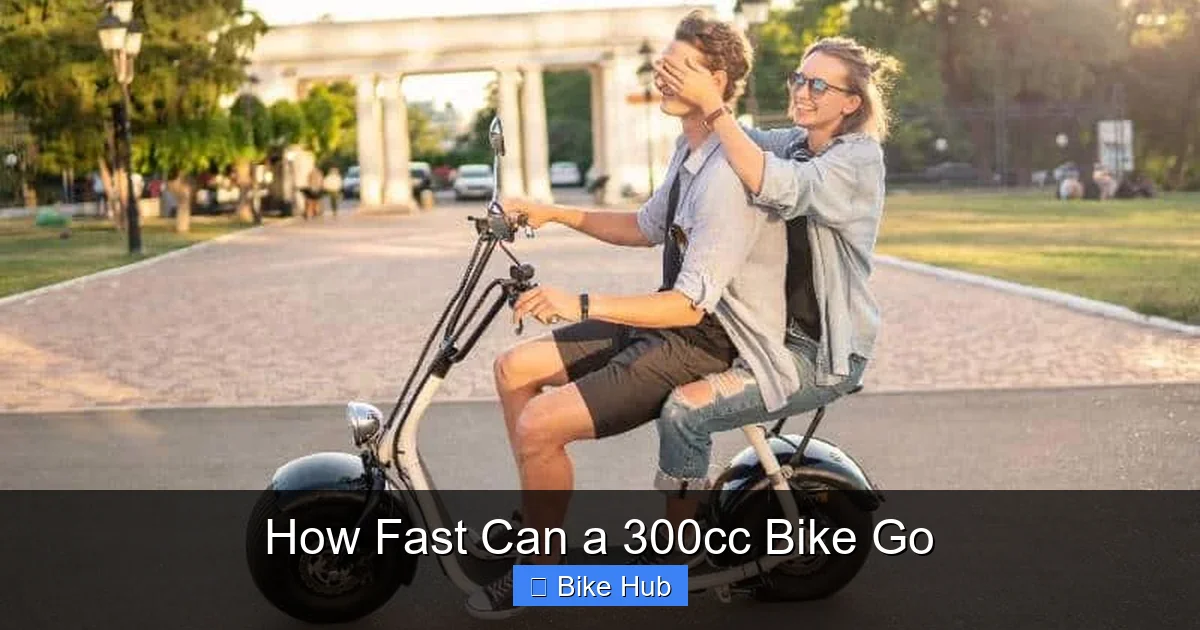 How Fast Can a 300cc Bike Go