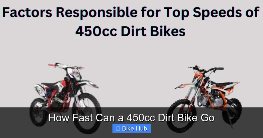 How Fast Can a 450cc Dirt Bike Go