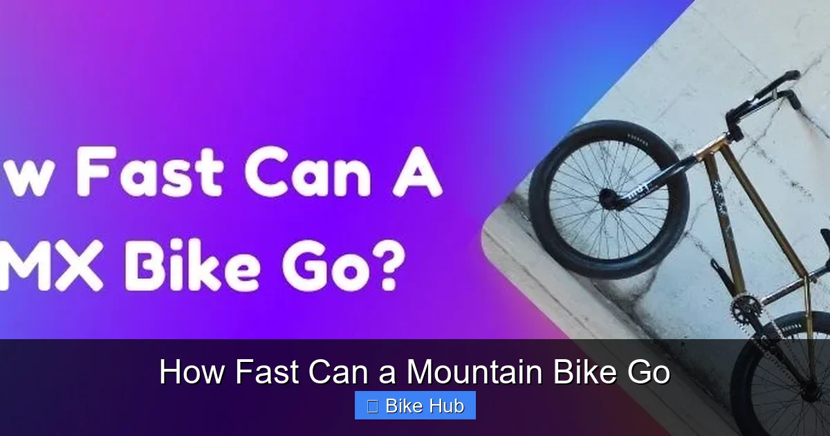 How Fast Can a Mountain Bike Go