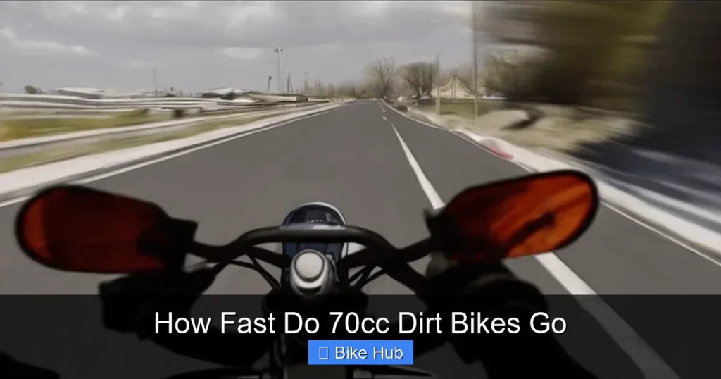 How Fast Do 70cc Dirt Bikes Go