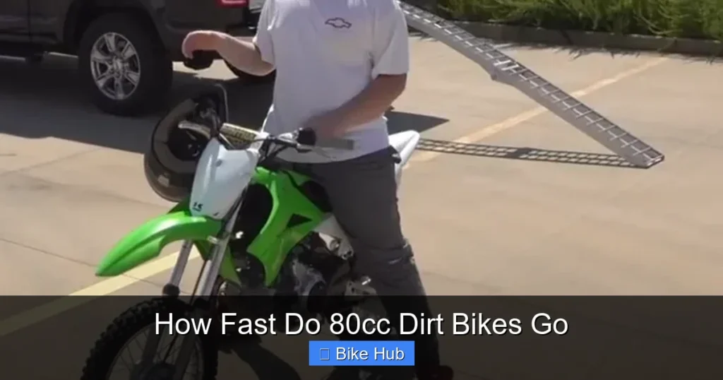 How Fast Do 80cc Dirt Bikes Go