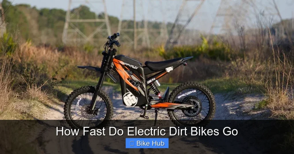 How Fast Do Electric Dirt Bikes Go