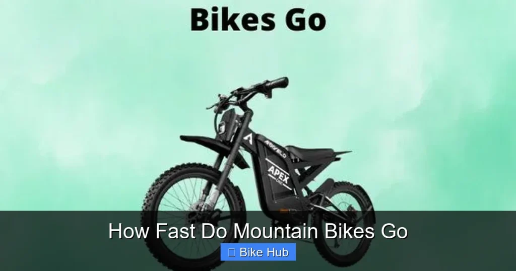 How Fast Do Mountain Bikes Go