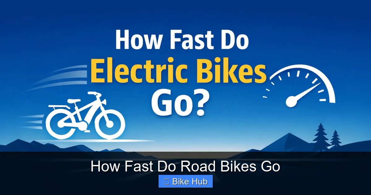 How Fast Do Road Bikes Go