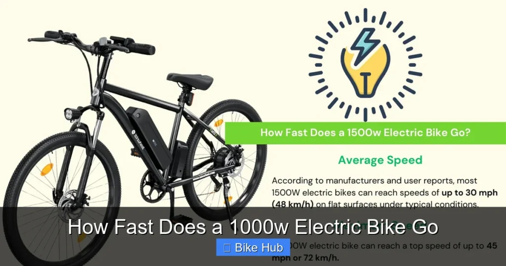 How Fast Does a 1000w Electric Bike Go