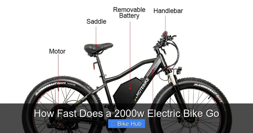 How Fast Does a 2000w Electric Bike Go