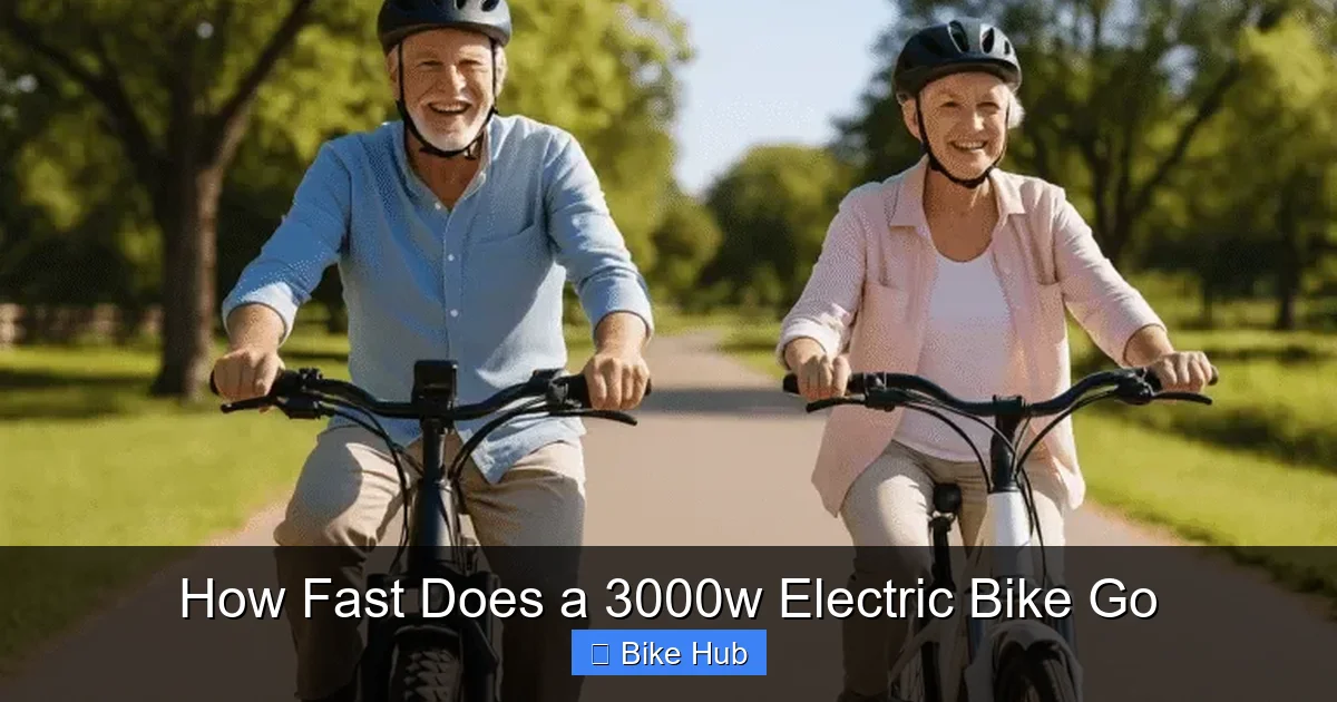 How Fast Does a 3000w Electric Bike Go